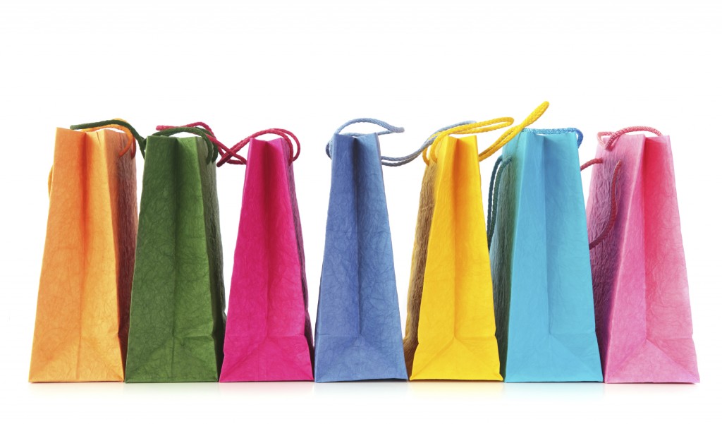 Colorful shopping bags